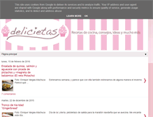 Tablet Screenshot of delicietas.es